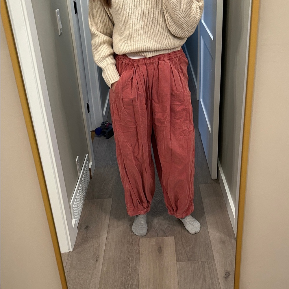 Free People corduroy baggy pants